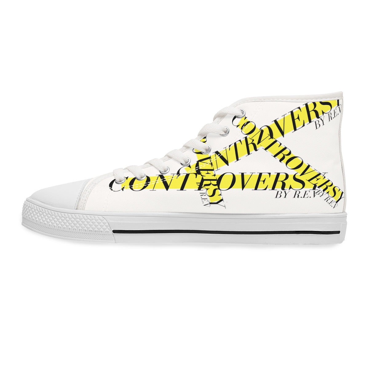 CAUTION! High Top Sneakers