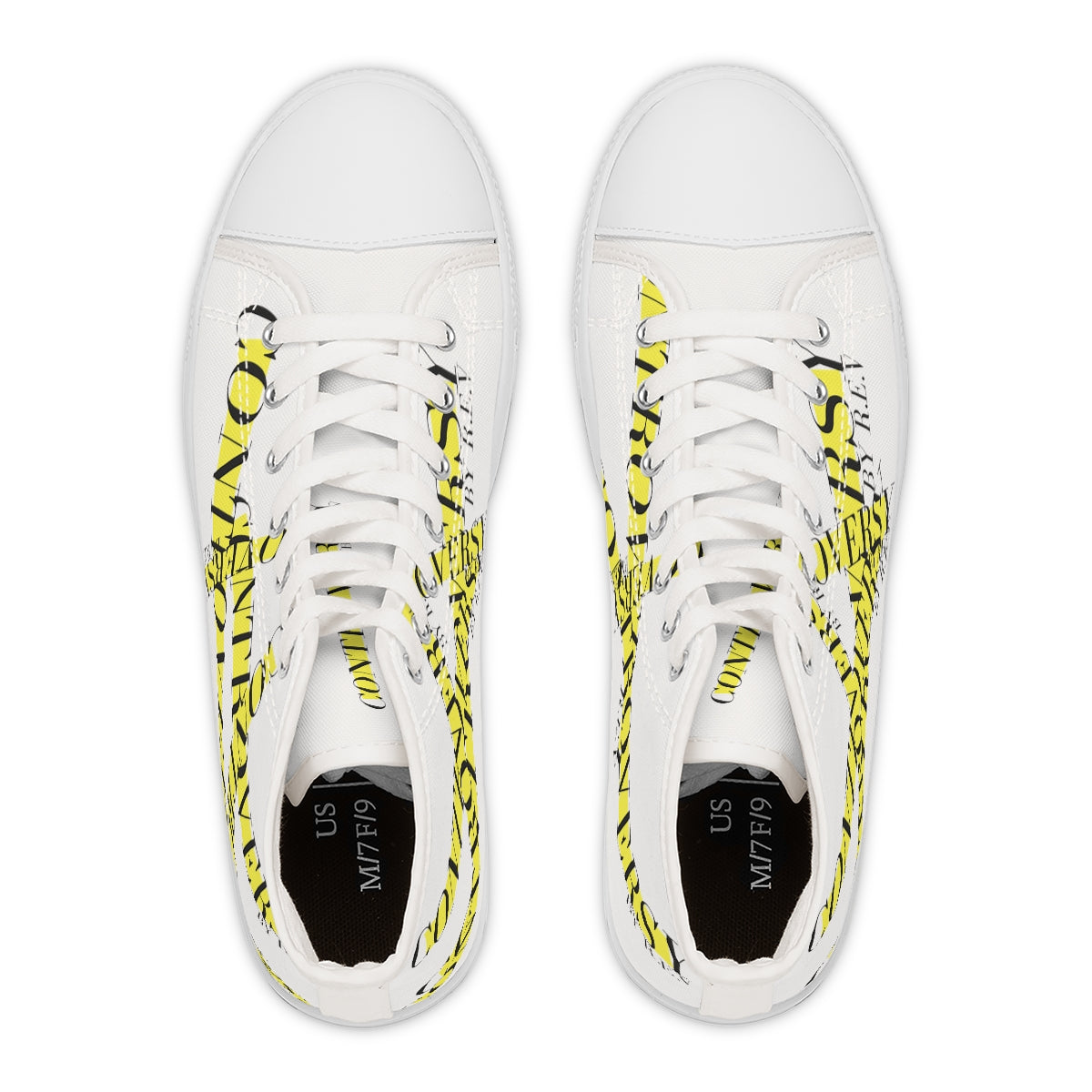 CAUTION! High Top Sneakers