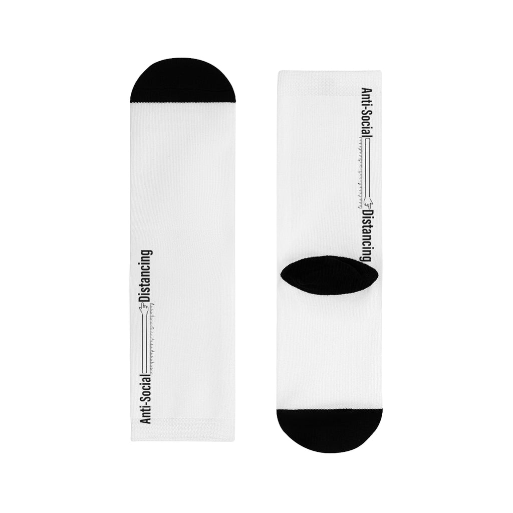 Anti-social Distance - Sublimation Crew Socks