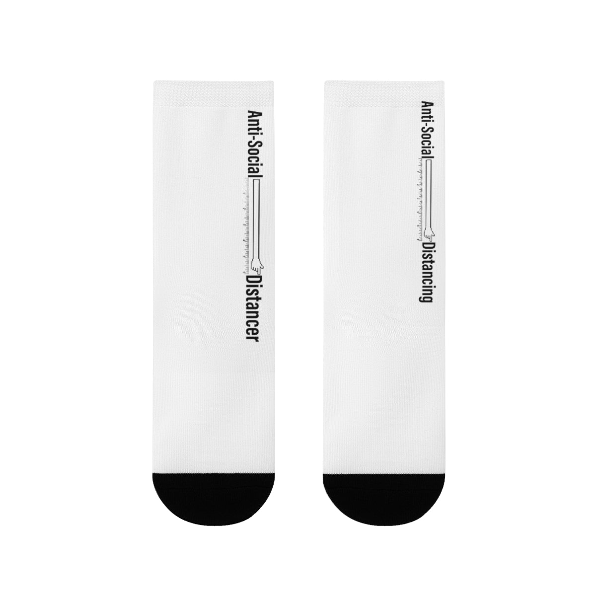 Anti-social Distance - Sublimation Crew Socks