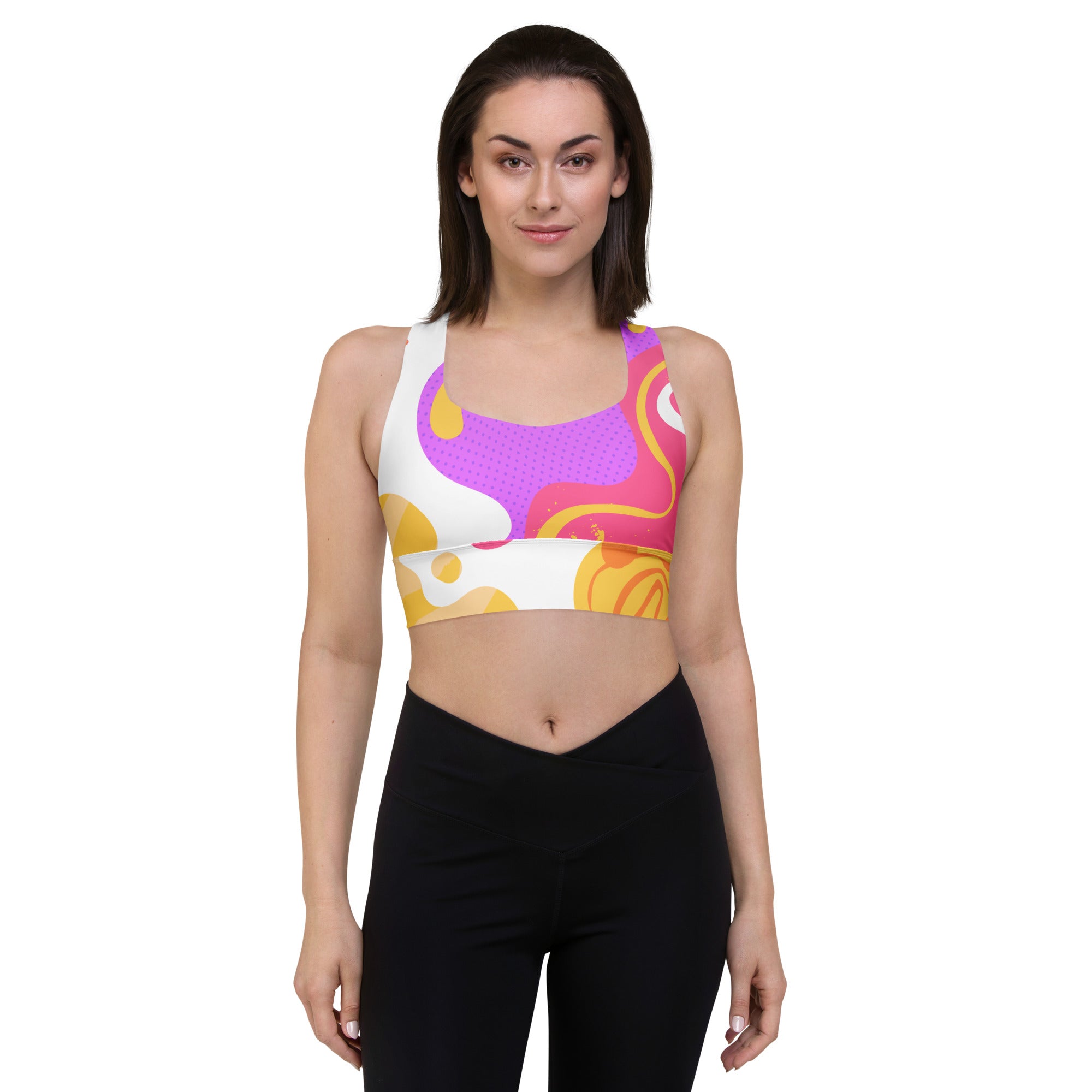 FLUID FEELS Longline sports bra