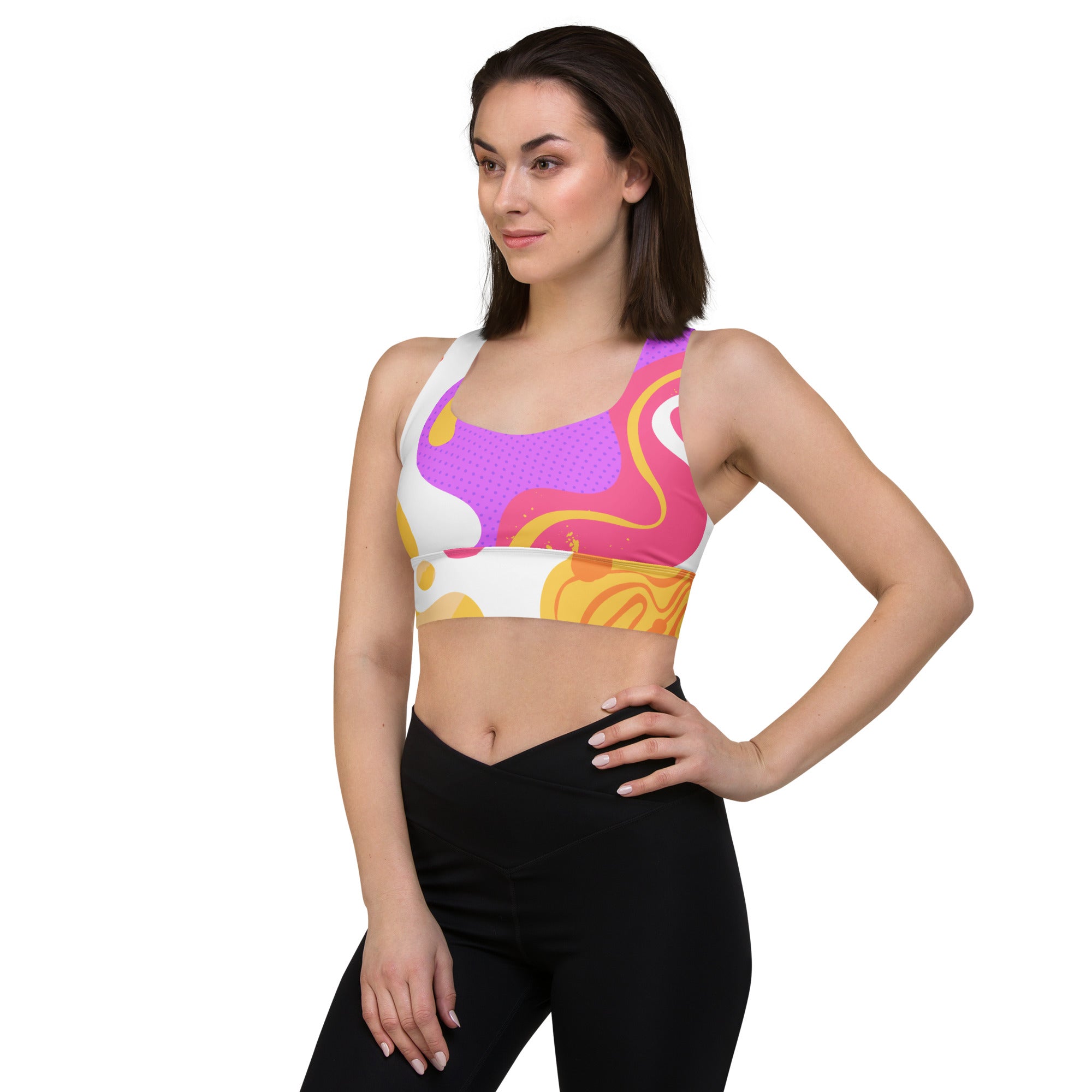 FLUID FEELS Longline sports bra