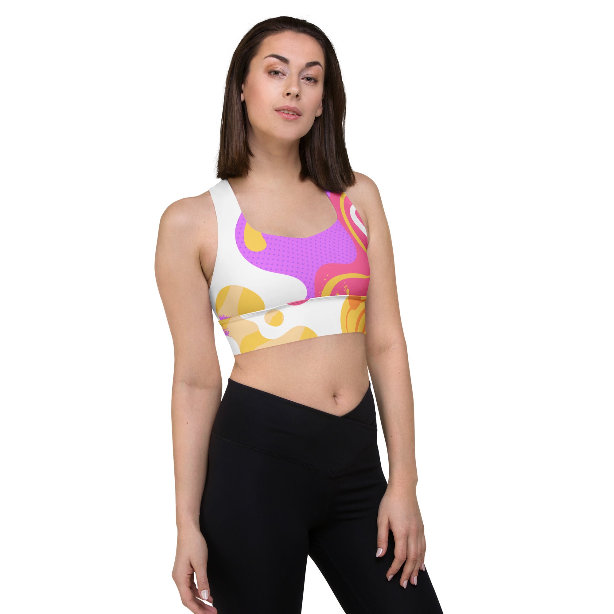 FLUID FEELS Longline sports bra