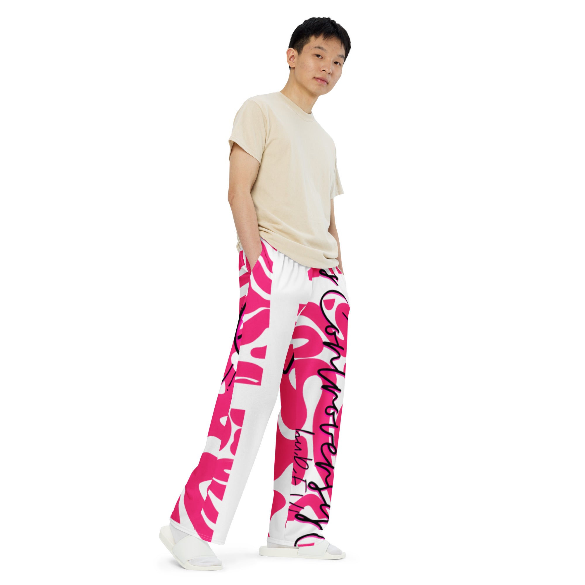 THE BRAINS unisex wide-leg pants