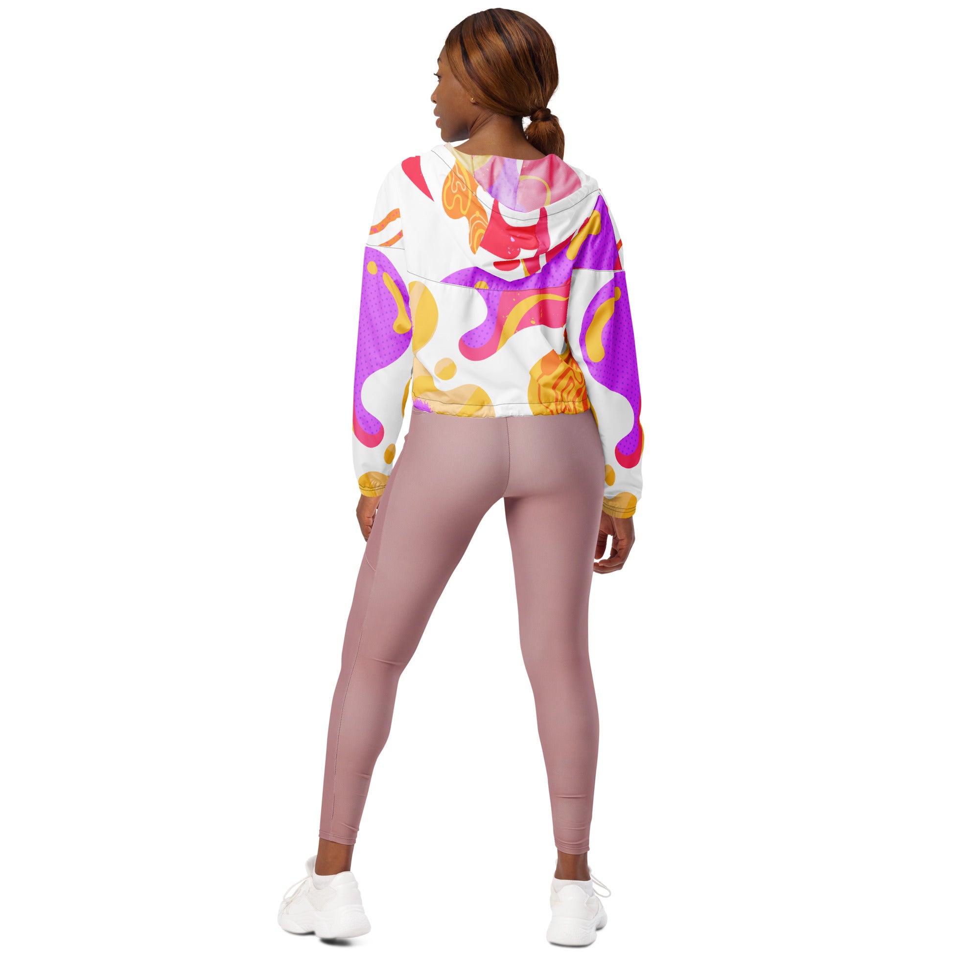 FLUID FEELS Cropped windbreaker