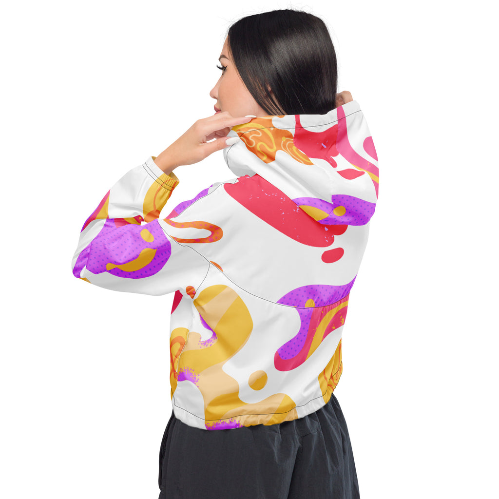 FLUID FEELS Cropped windbreaker