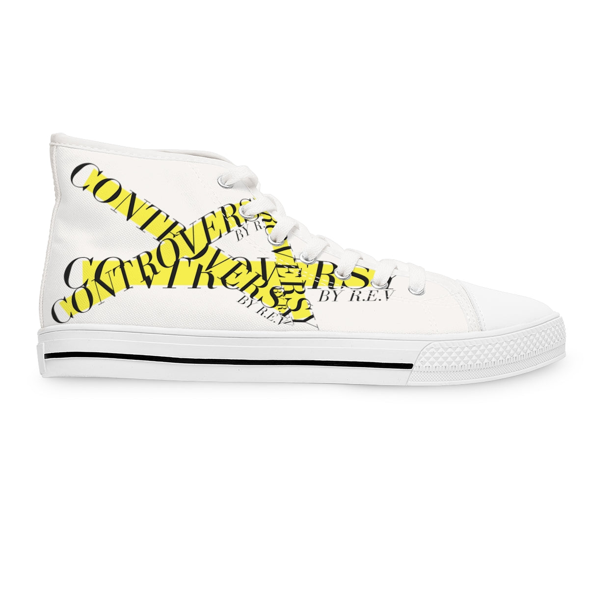 CAUTION! High Top Sneakers