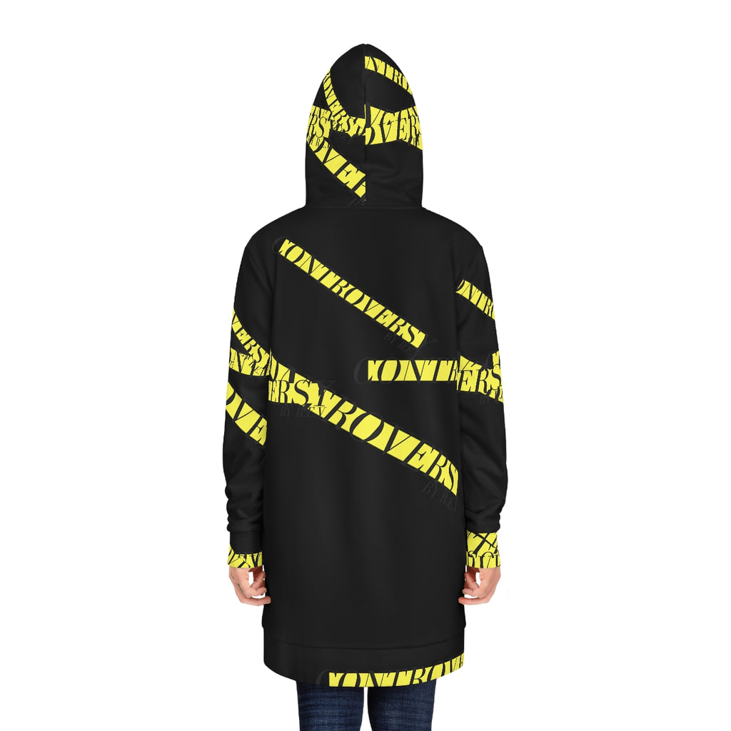 CAUTION! Hoodie Dress - BLACK