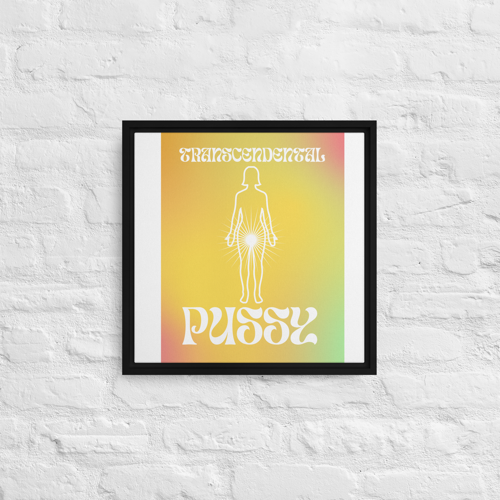 TRANSCENDANCE Framed canvas