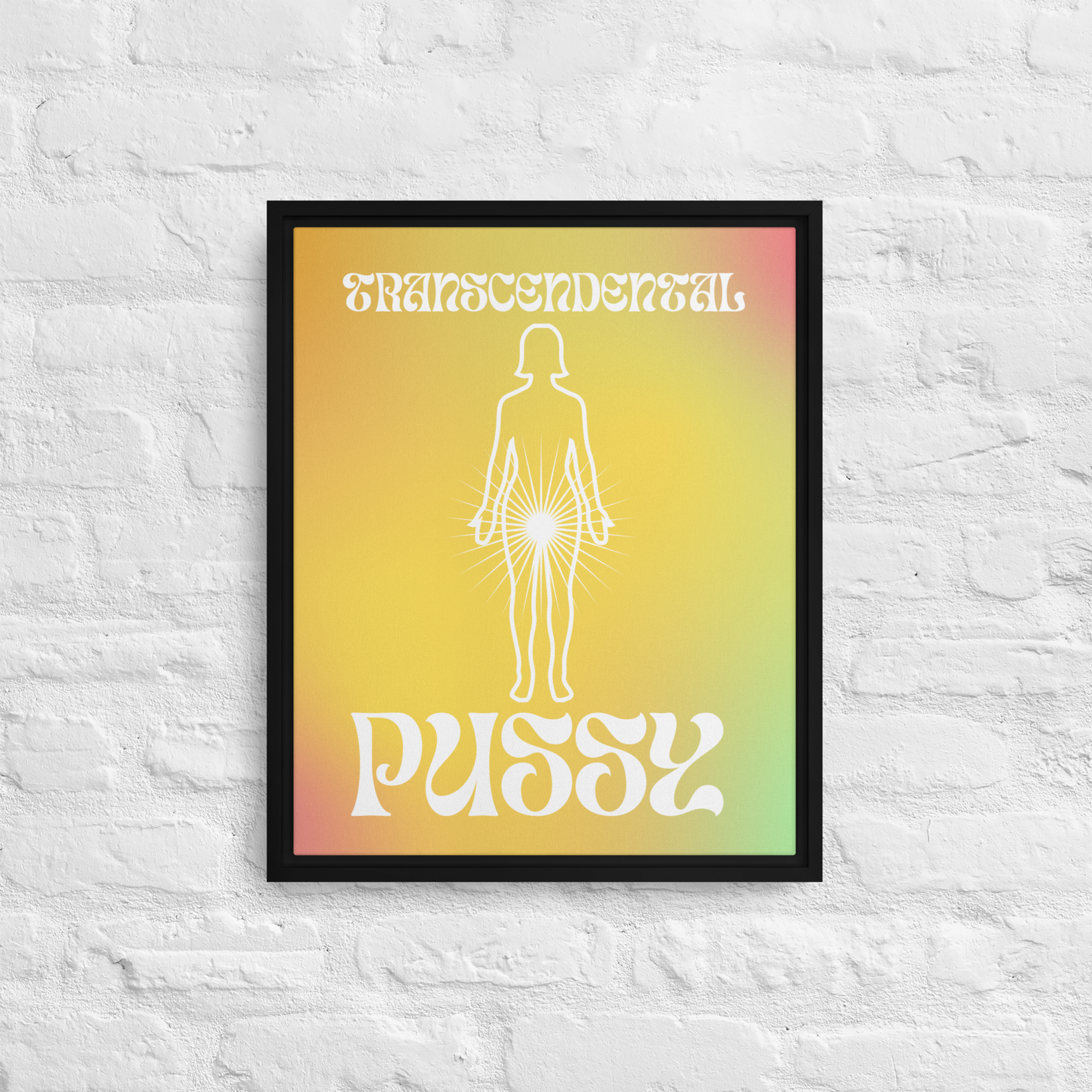 TRANSCENDANCE Framed canvas