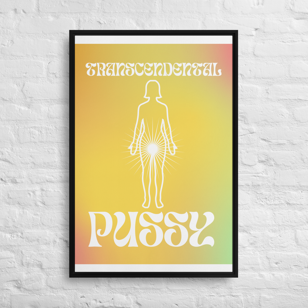 TRANSCENDANCE Framed canvas