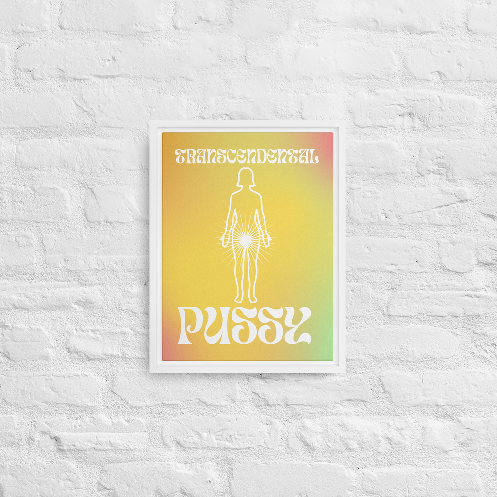 TRANSCENDANCE Framed canvas