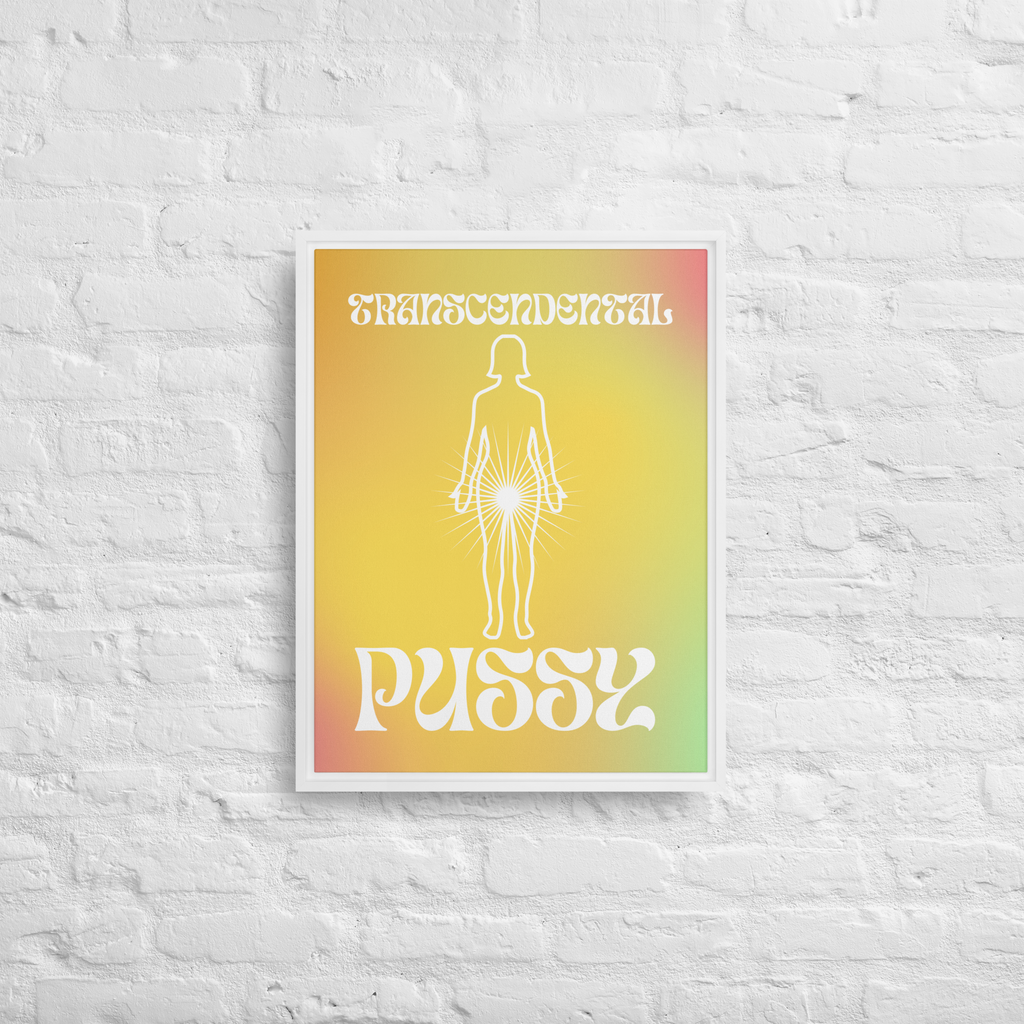 TRANSCENDANCE Framed canvas