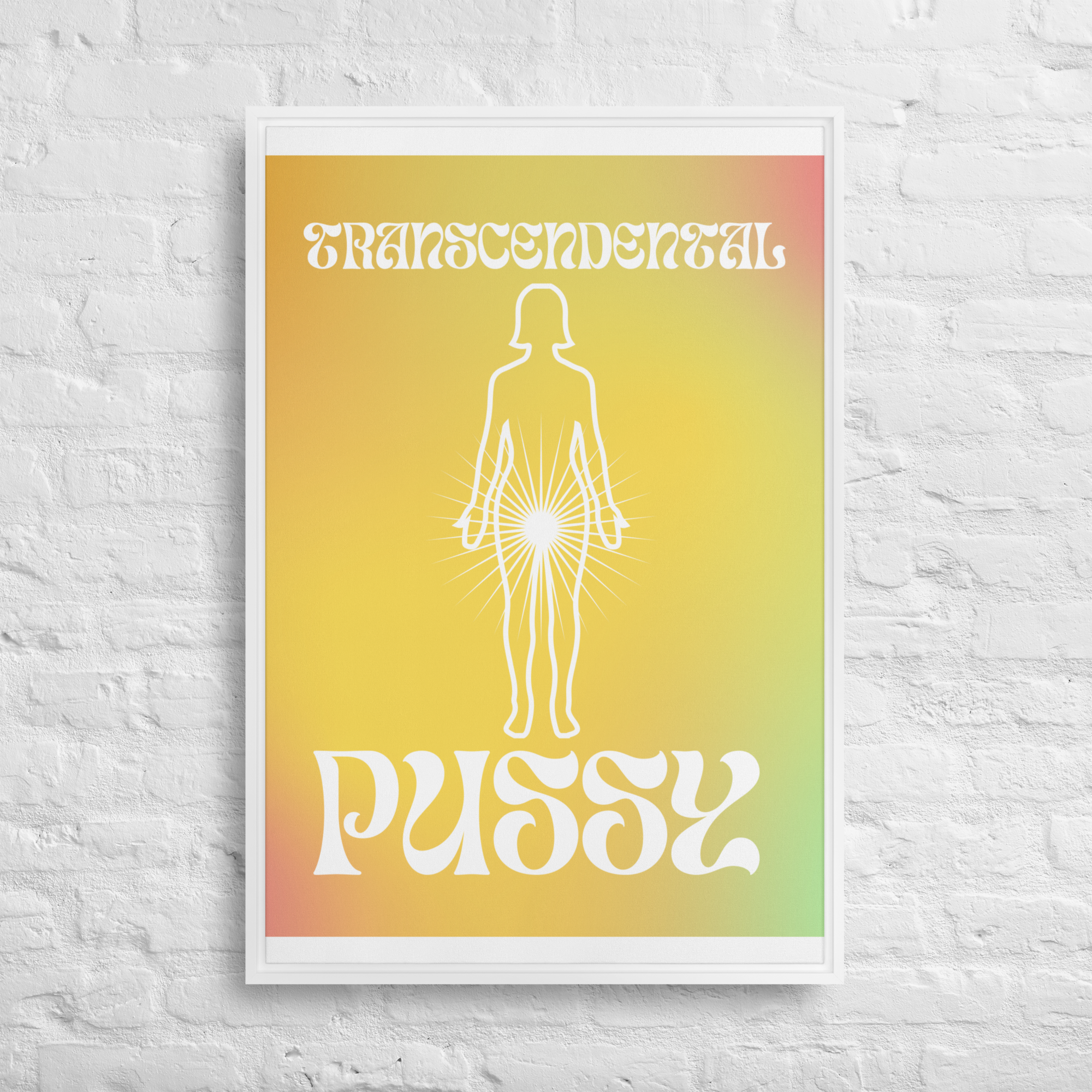 TRANSCENDANCE Framed canvas