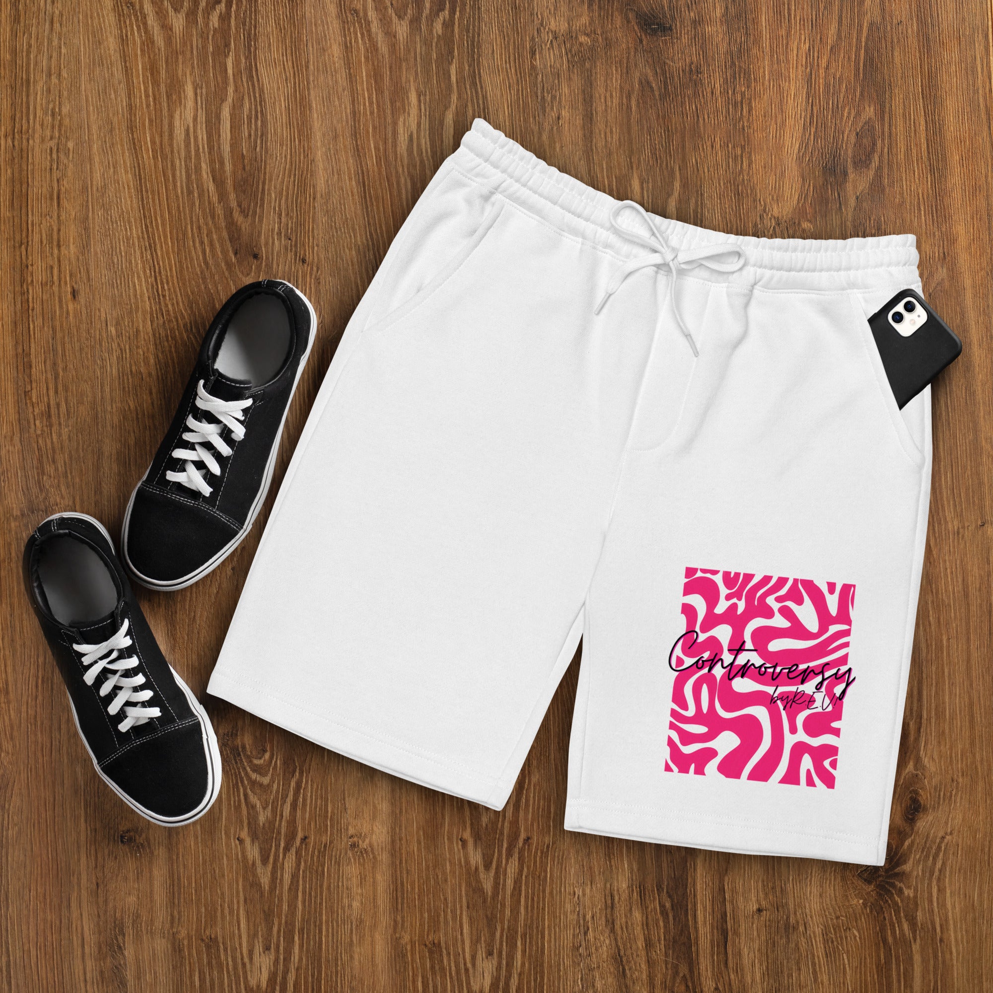 THE BRAINS fleece shorts